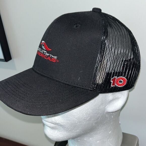 New Circuit of the Americas Racing Austin Texas Formula 1 Mesh SnapBack Cap Hat - Picture 2 of 4